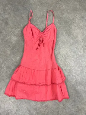 90s pink mini dress (s)