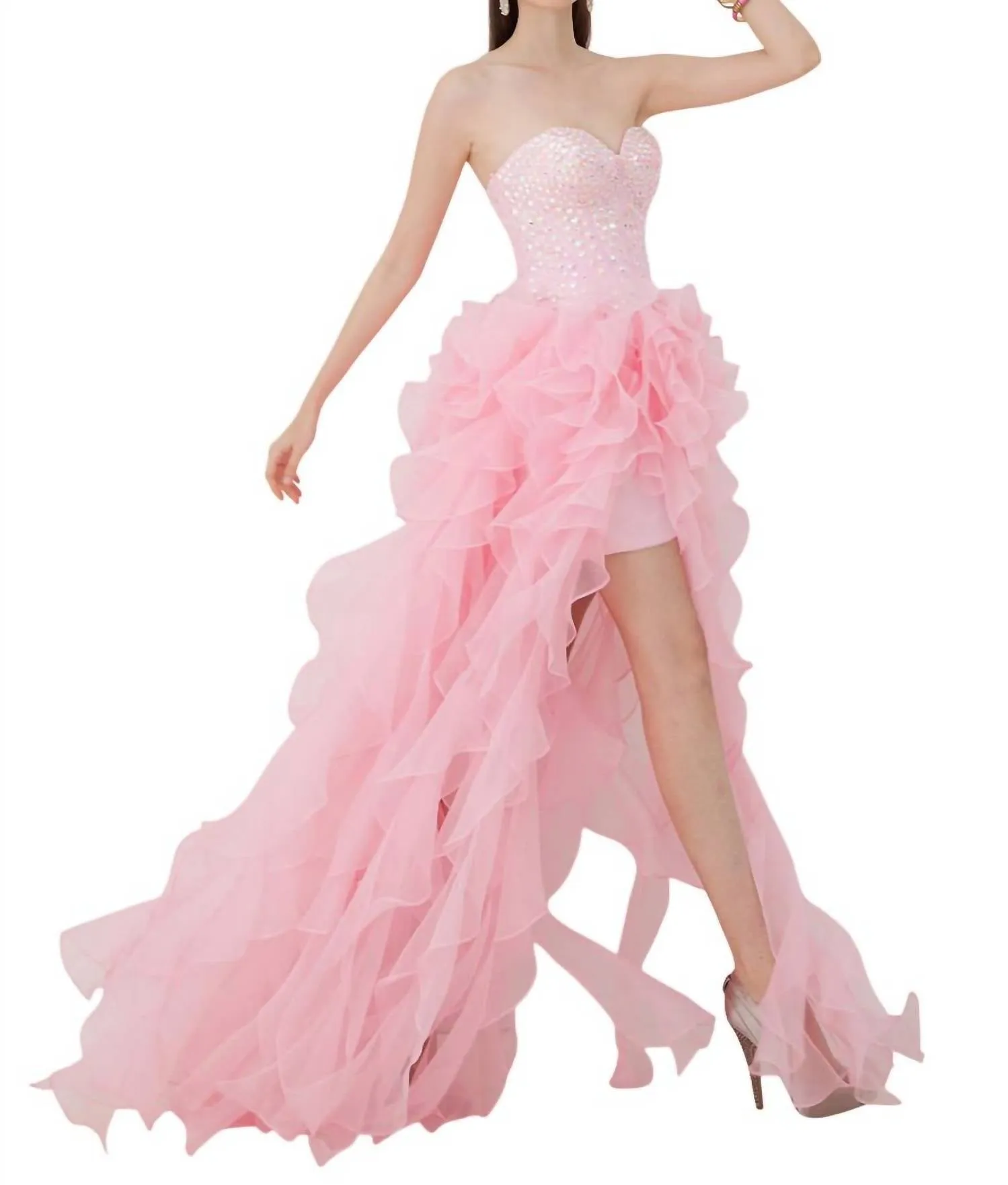 Angela & Alison - Hi-Low Prom Dress