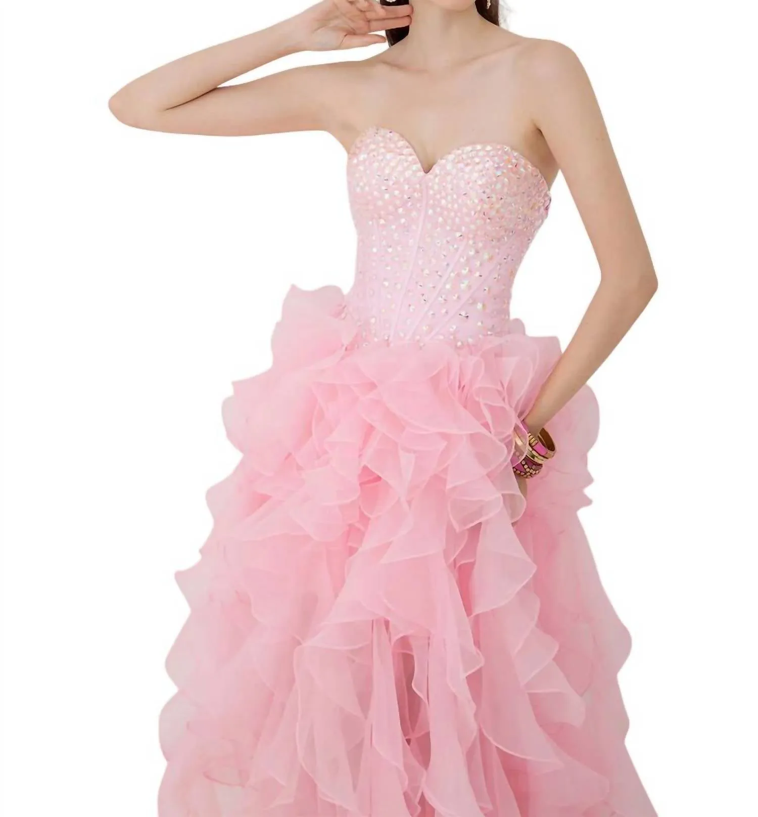 Angela & Alison - Hi-Low Prom Dress