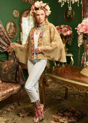 Aratta Victorian Lace Kimono Champagne