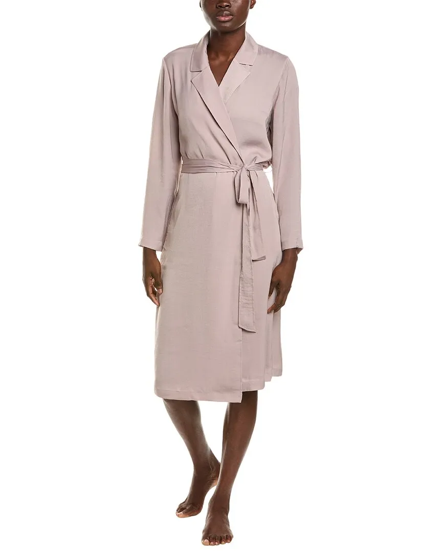 Barefoot Dreams Washed Satin Notch Collar Robe