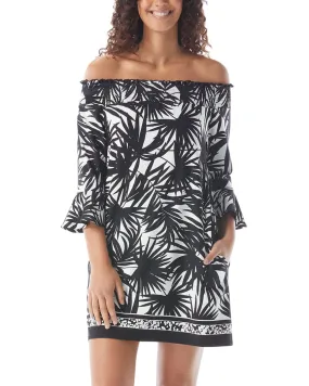 Beach House Smocked Off The Shoulder Dress