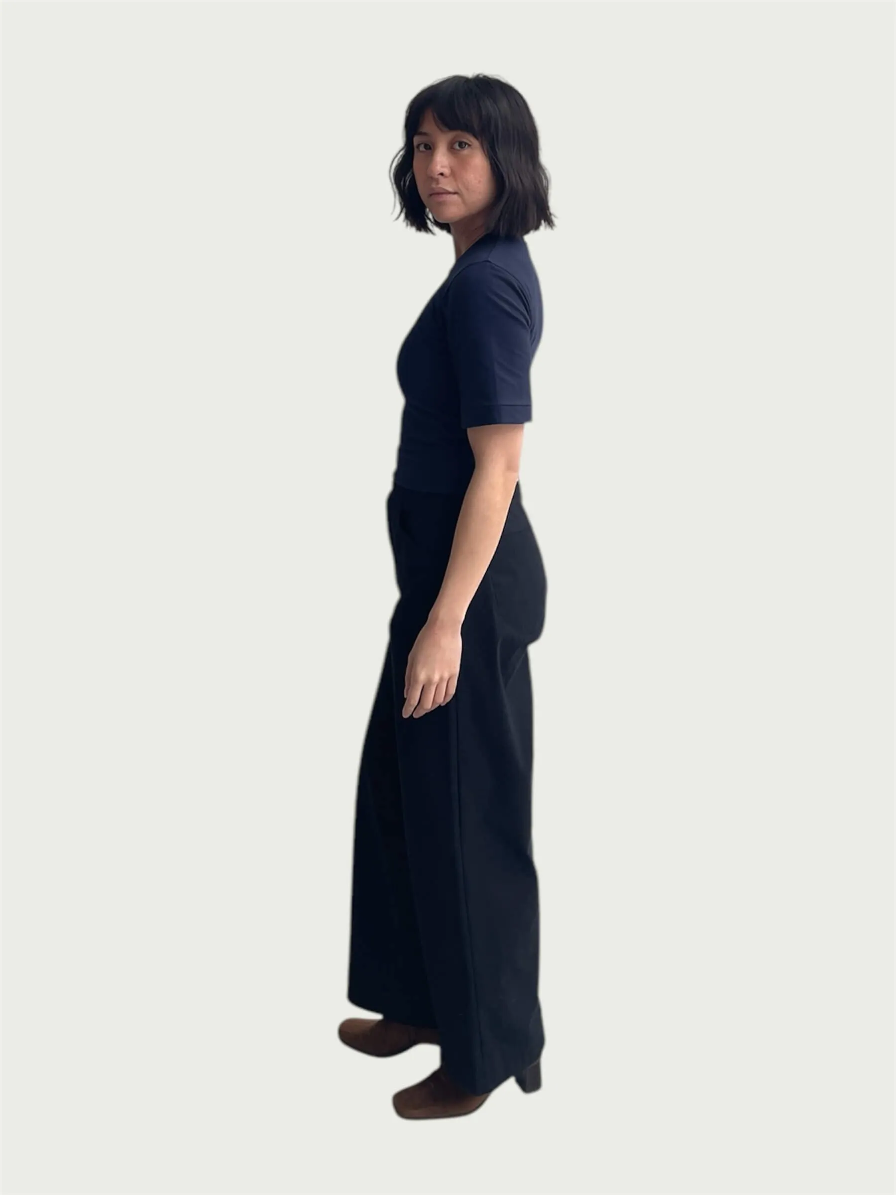 Bell Sleeve Tee in Prime Navy