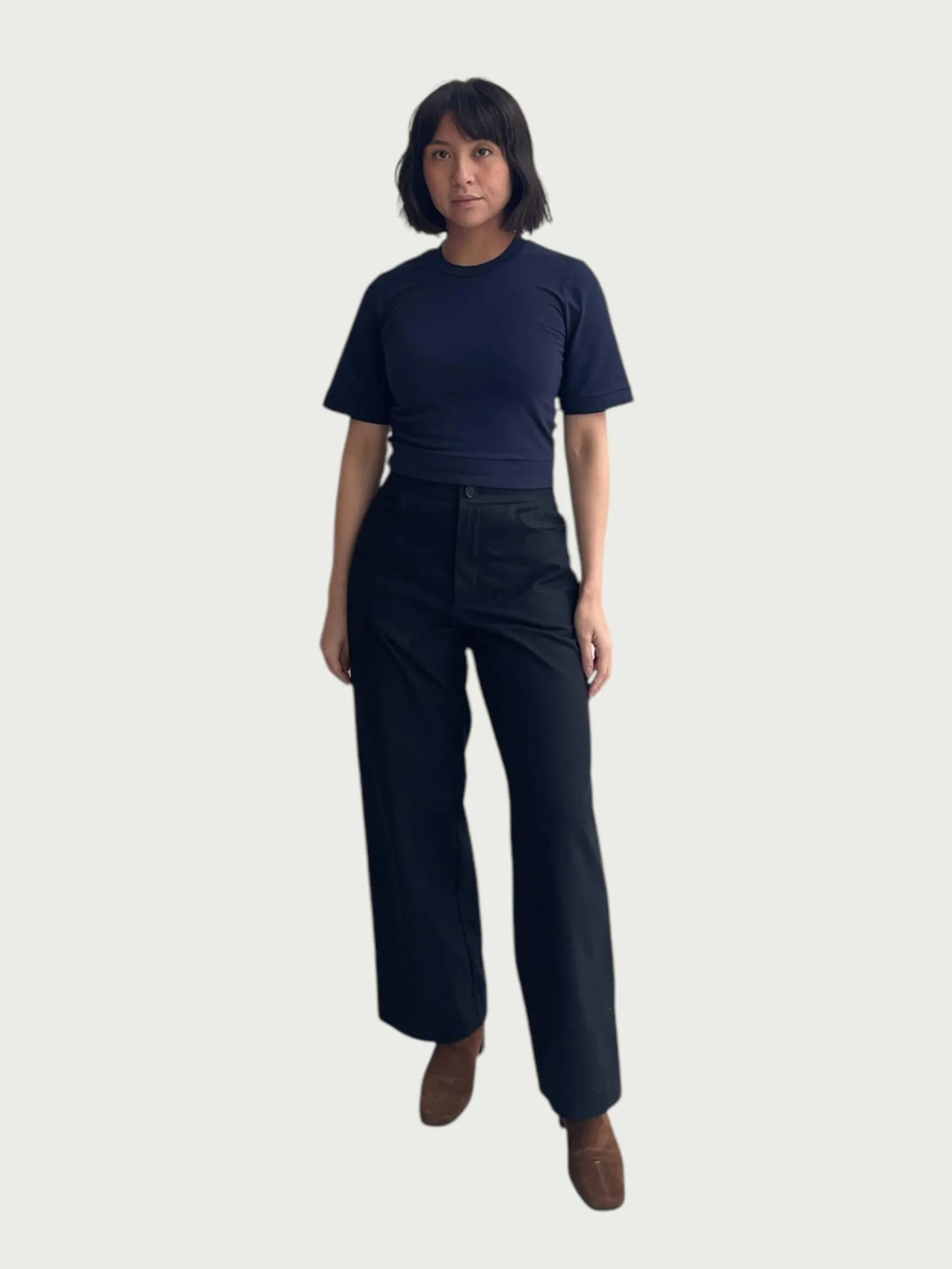 Bell Sleeve Tee in Prime Navy