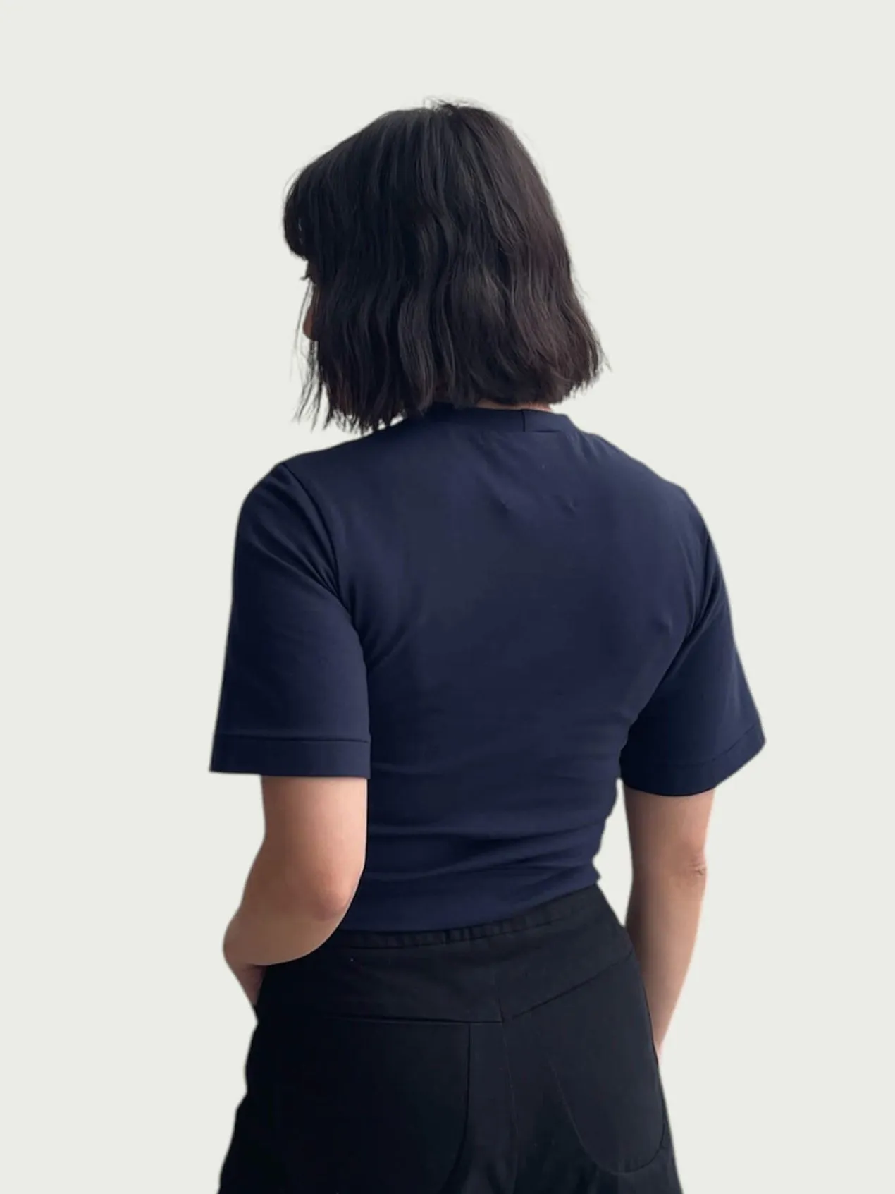 Bell Sleeve Tee in Prime Navy