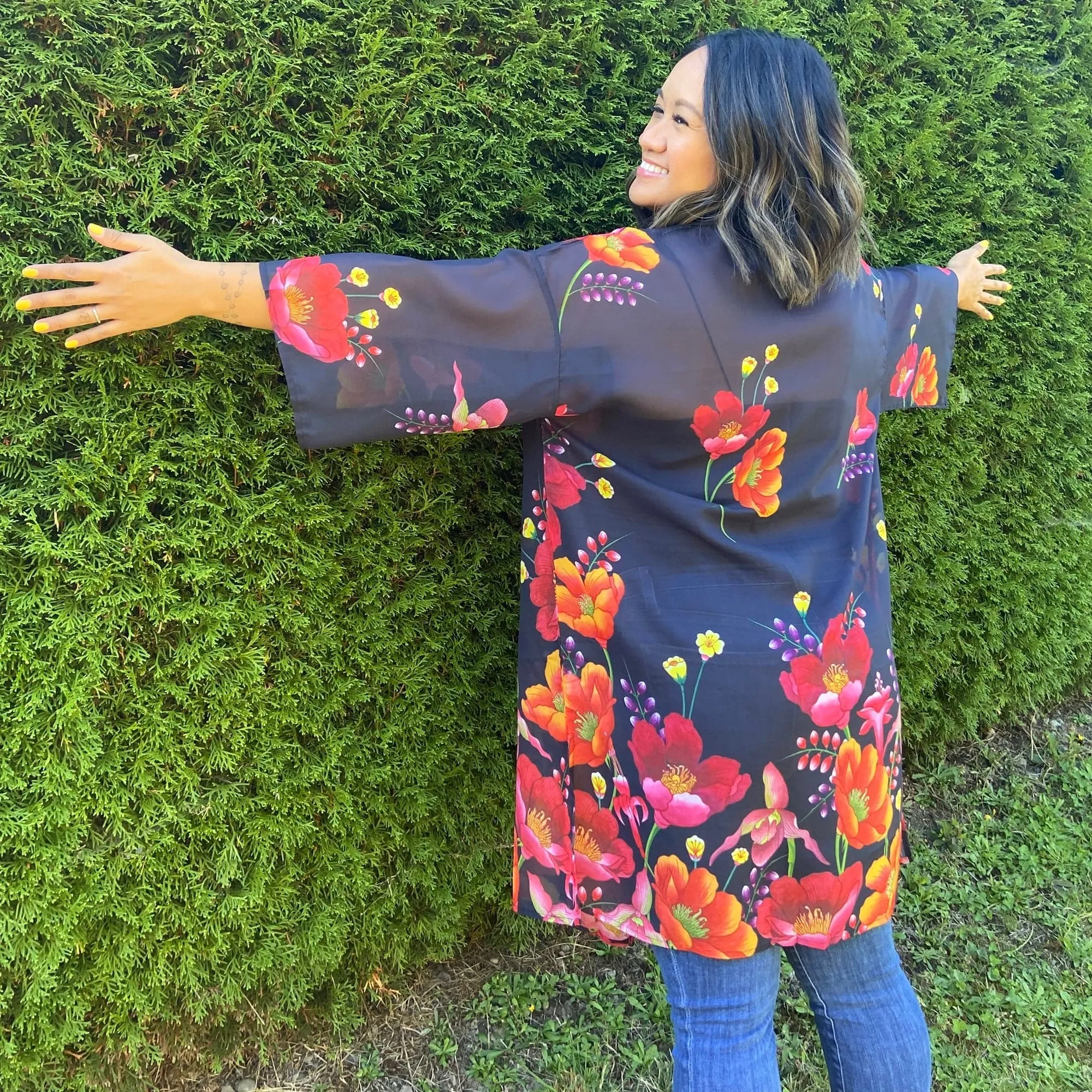 Chiffon Kimono - 3341