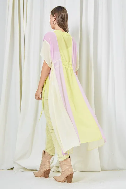 LEMONADE KIMONO COVER-UP