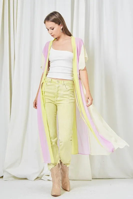 LEMONADE KIMONO COVER-UP