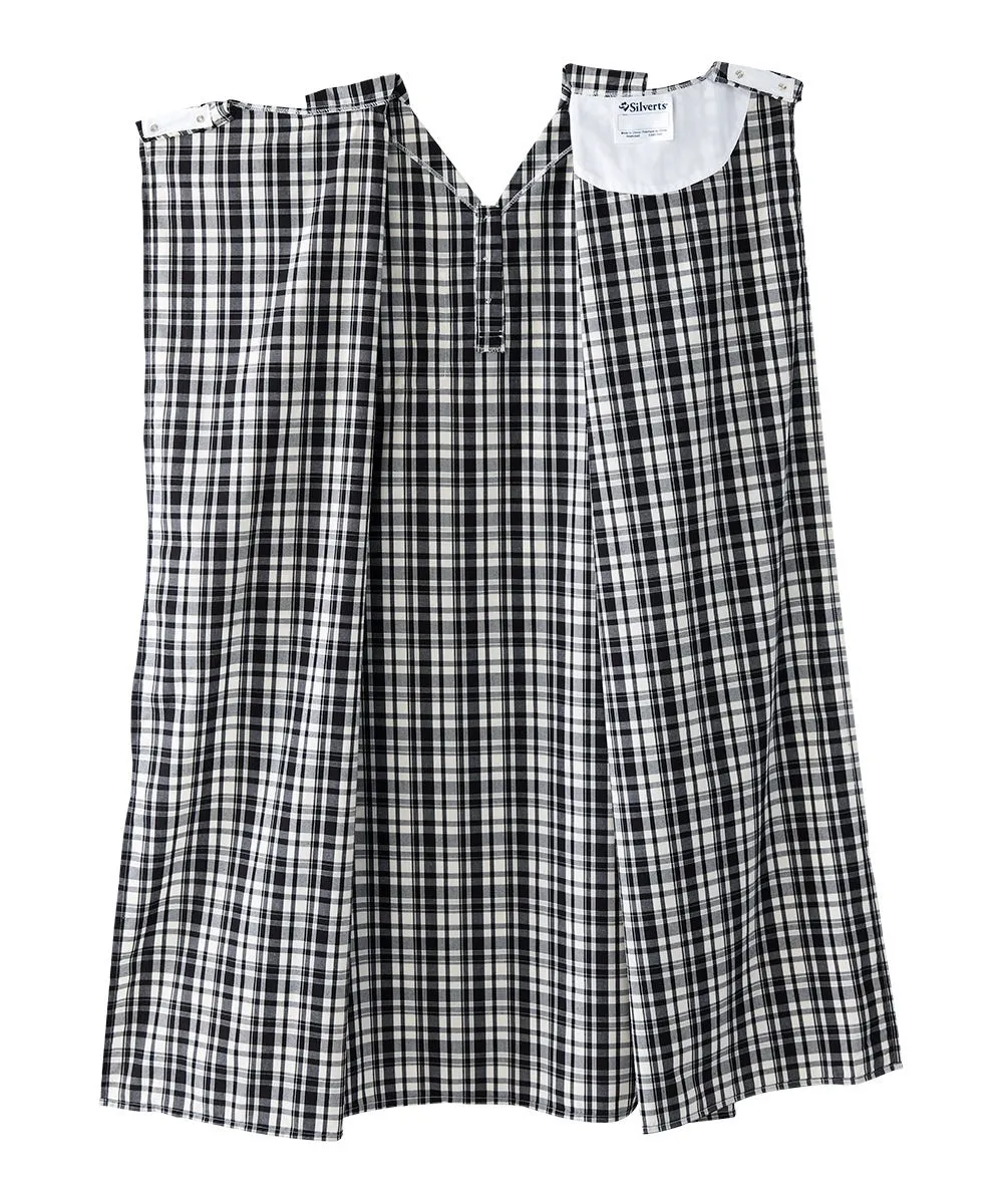 Men's Open Back Collared Nightgown