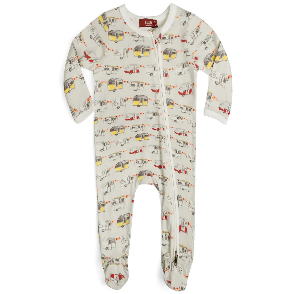 Milkbarn Footed Pajamas *Multiple Prints*