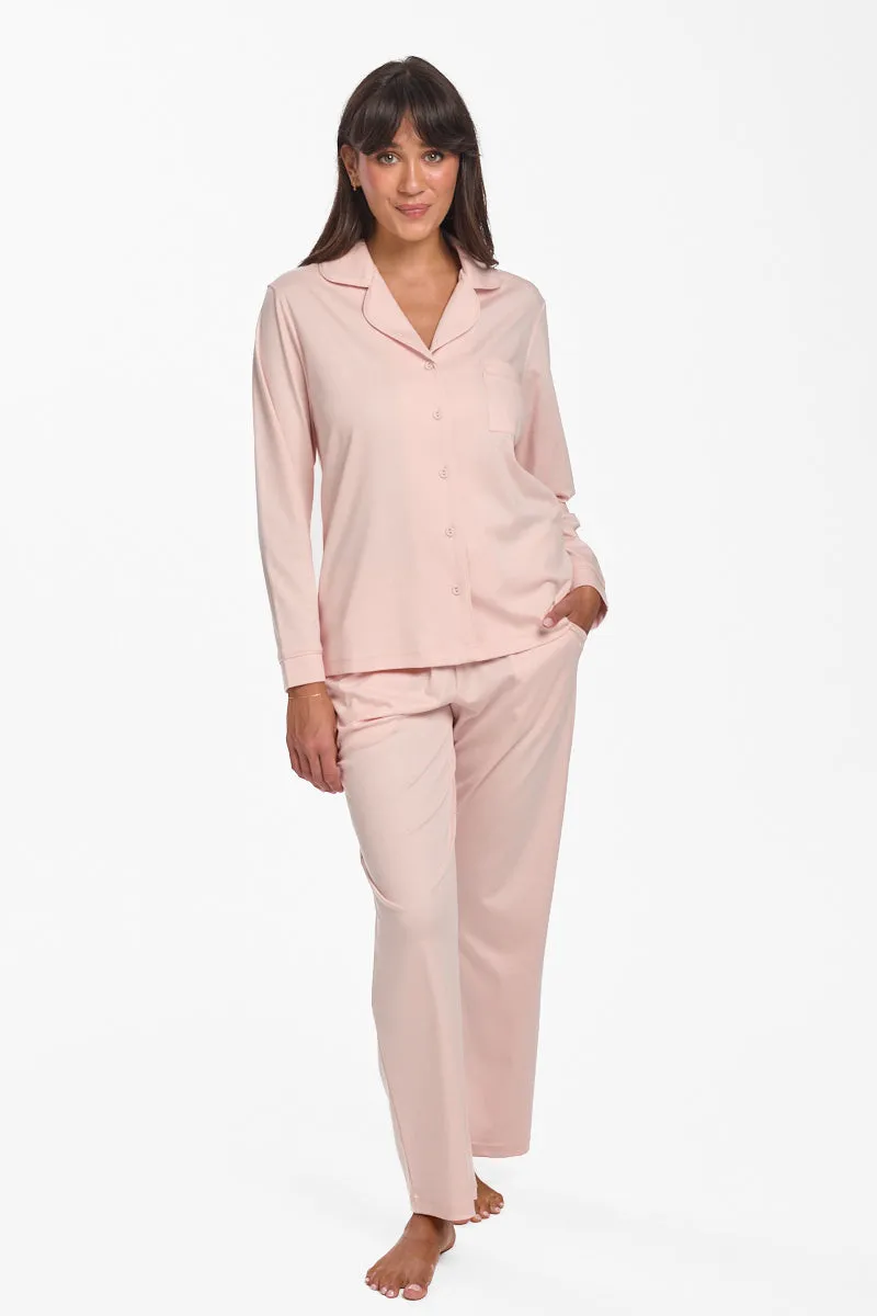 New Supima Cotton PJ Pant Rosewater