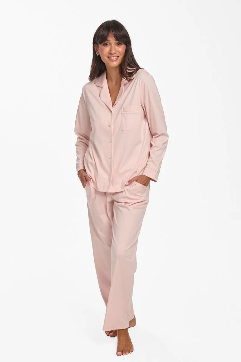 New Supima Cotton PJ Pant Rosewater