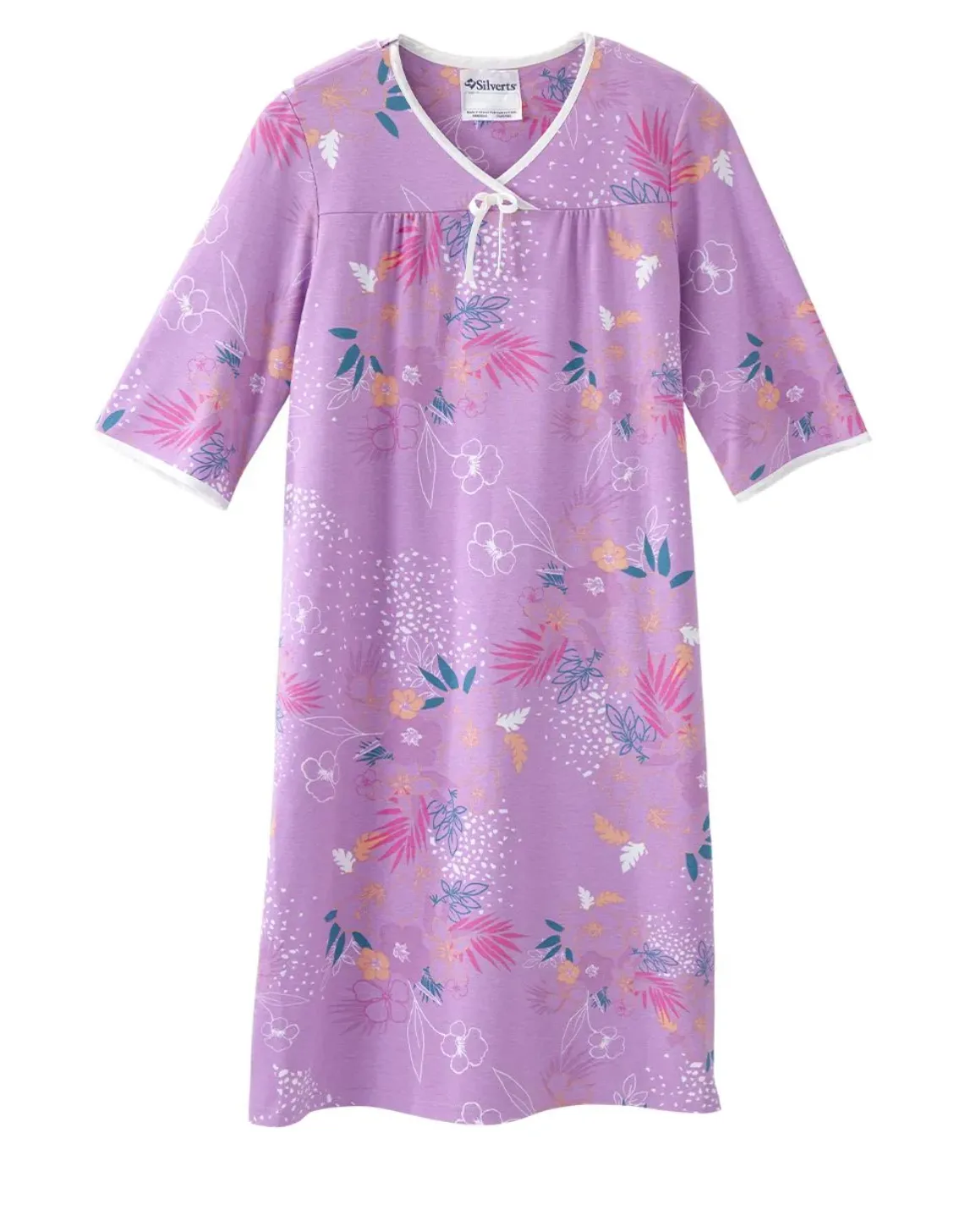 Open Back Nightgown for Elderly