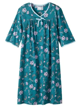 Open Back Nightgown for Elderly