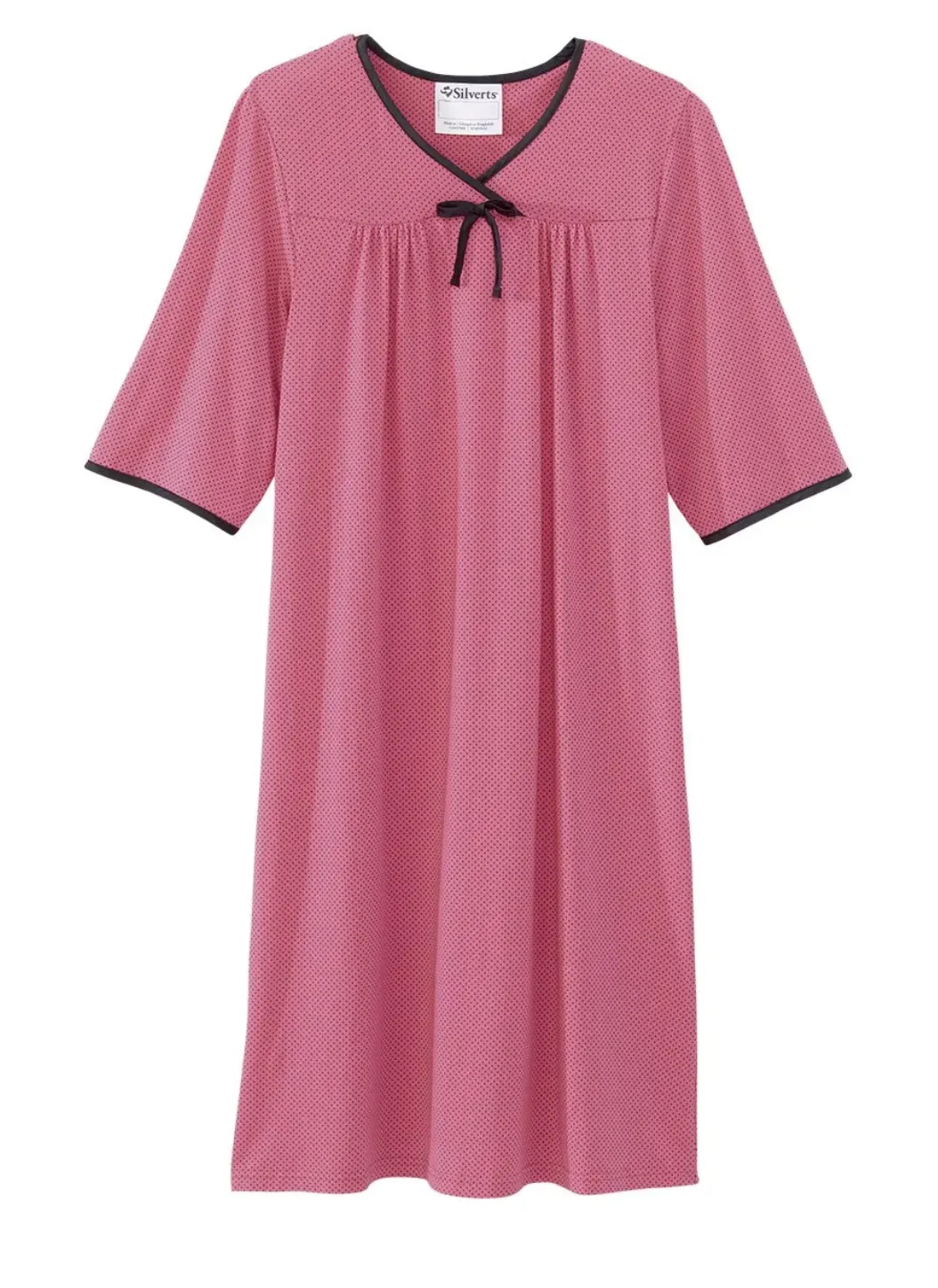 Open Back Nightgown for Elderly