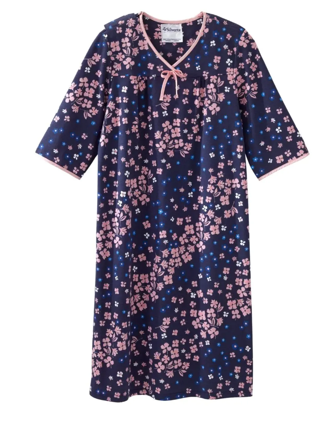 Open Back Nightgown for Elderly
