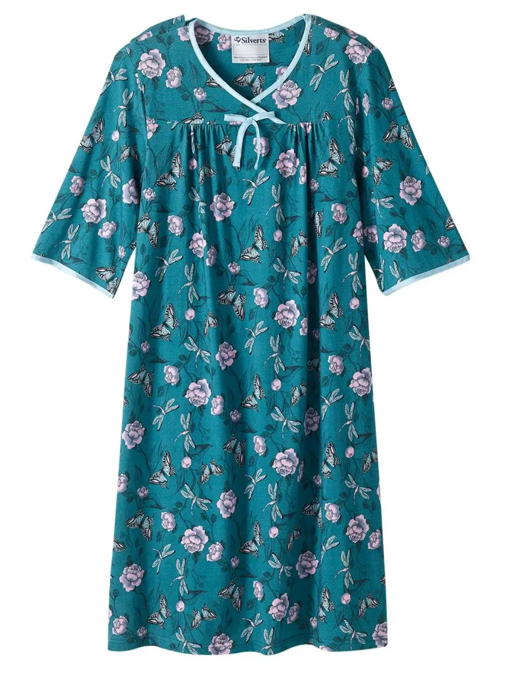 Open Back Nightgown for Elderly