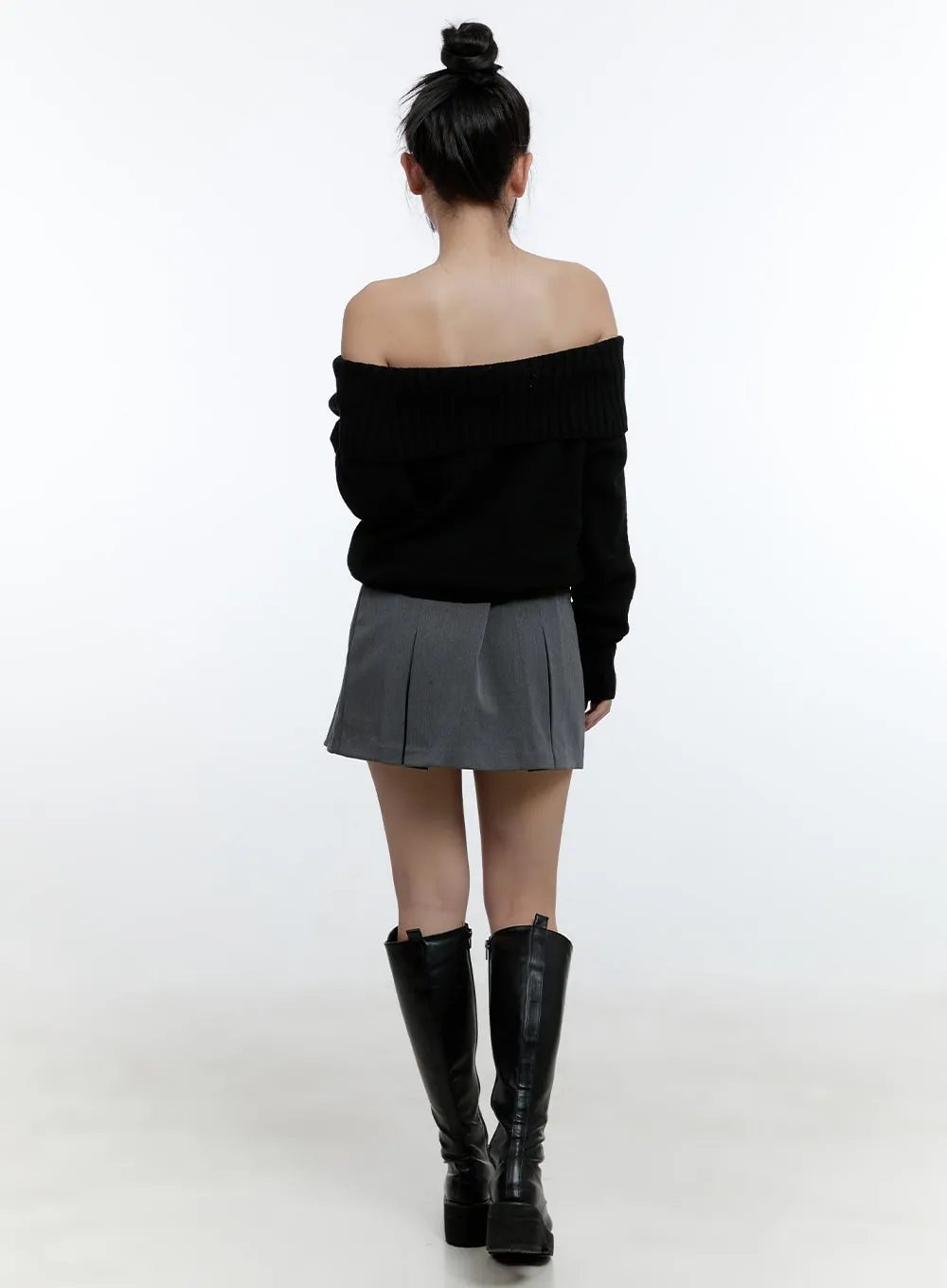 Pleated Mini Skirt CD424