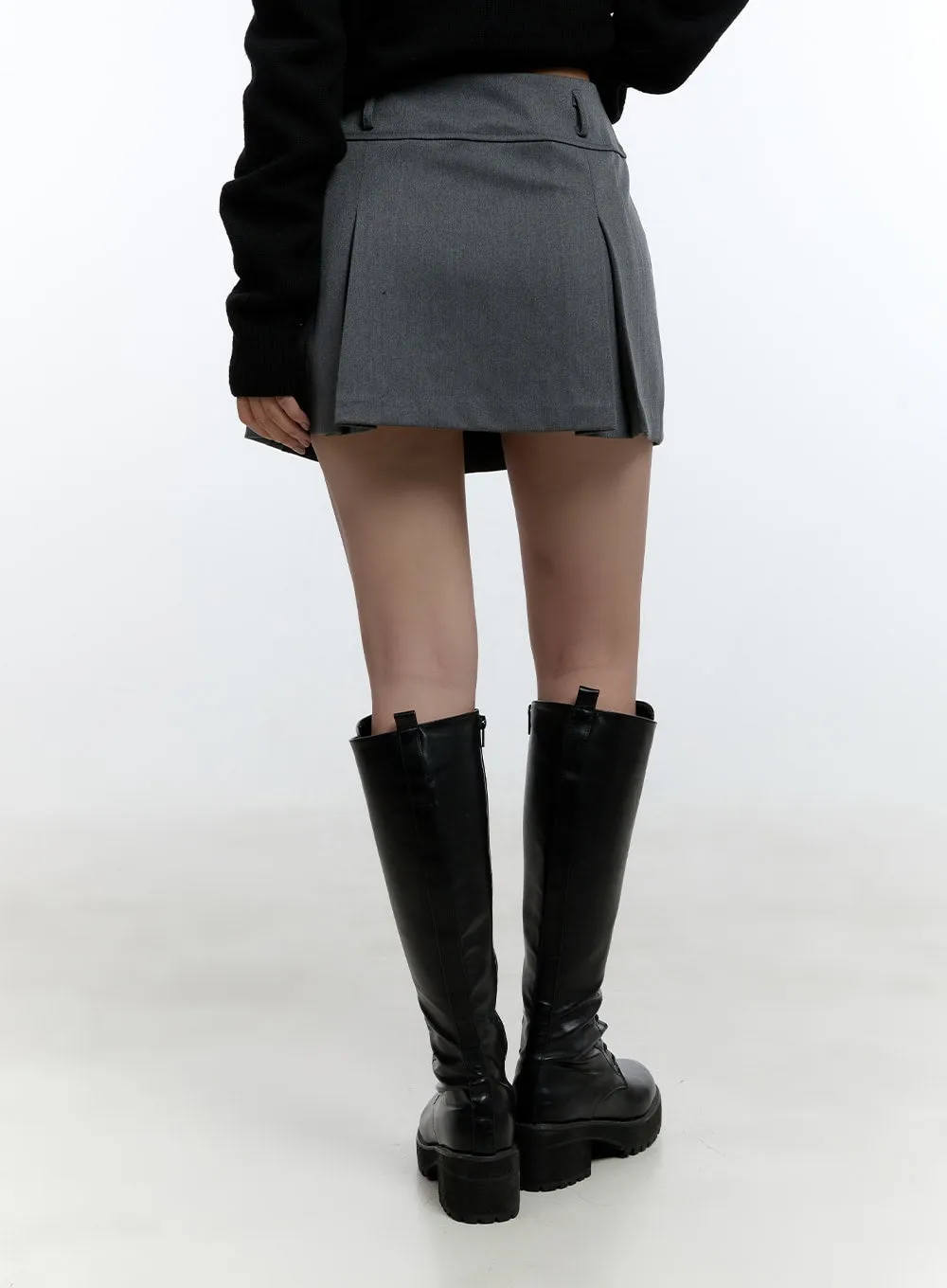 Pleated Mini Skirt CD424