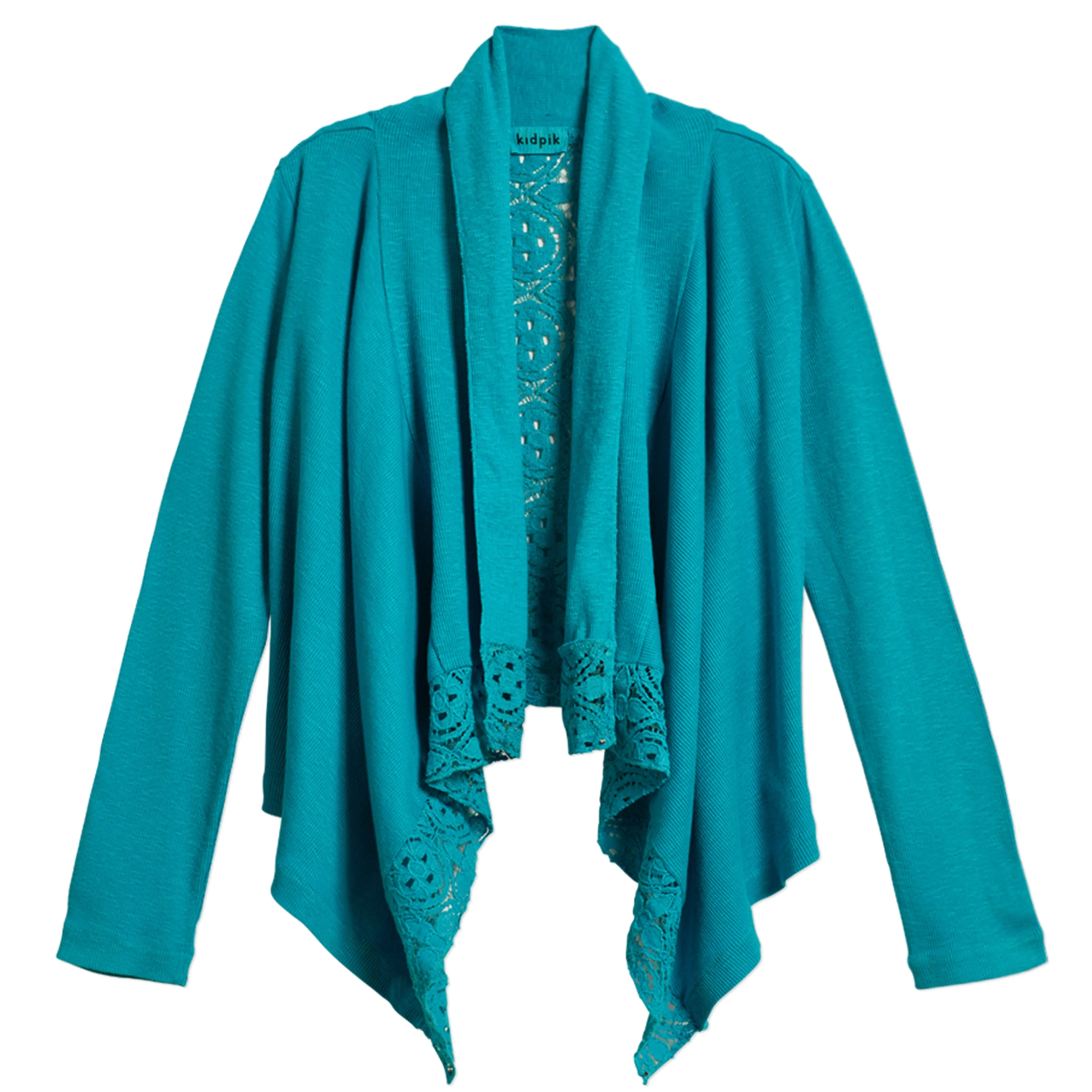 Rib Lace Flyaway Cardigan