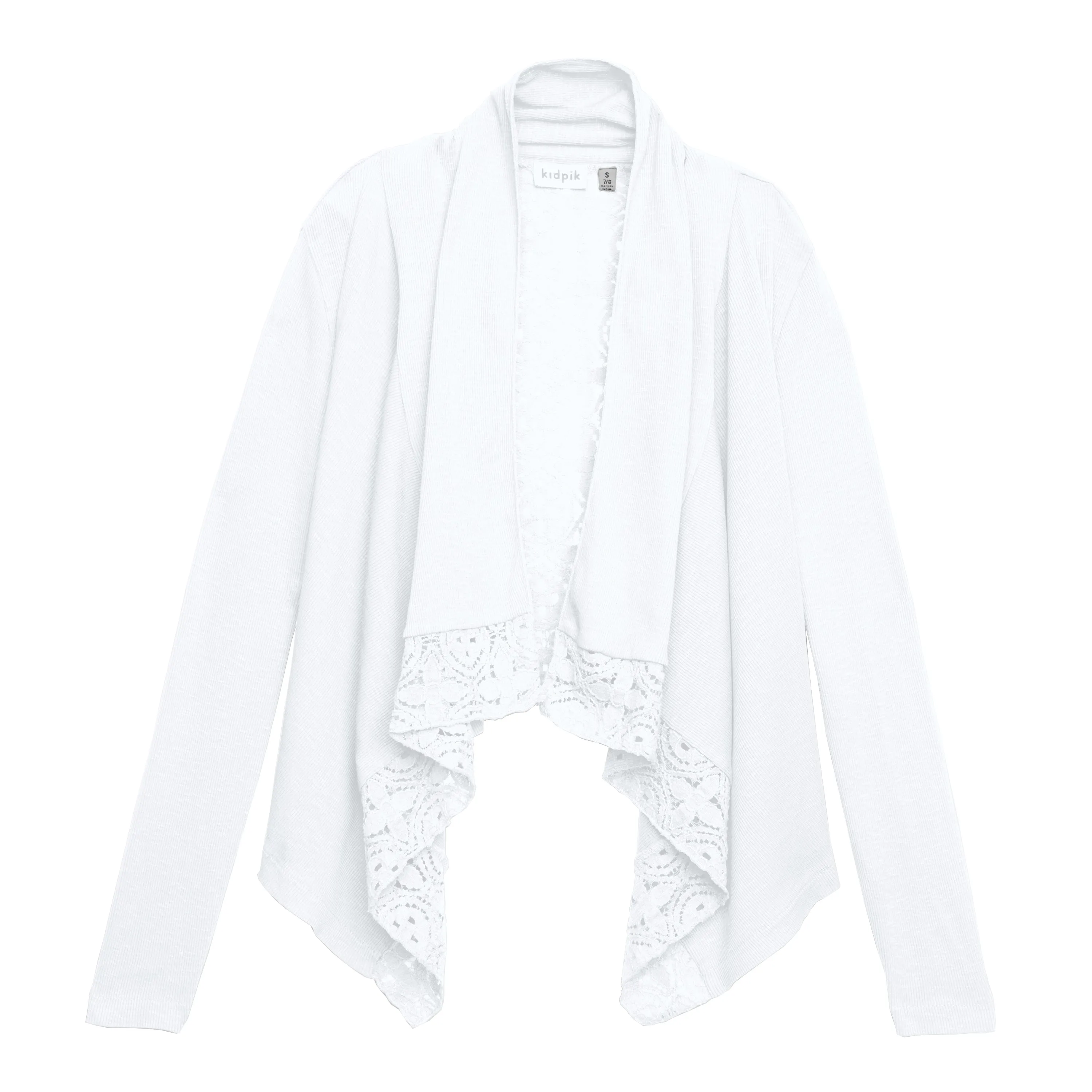 Rib Lace Flyaway Cardigan