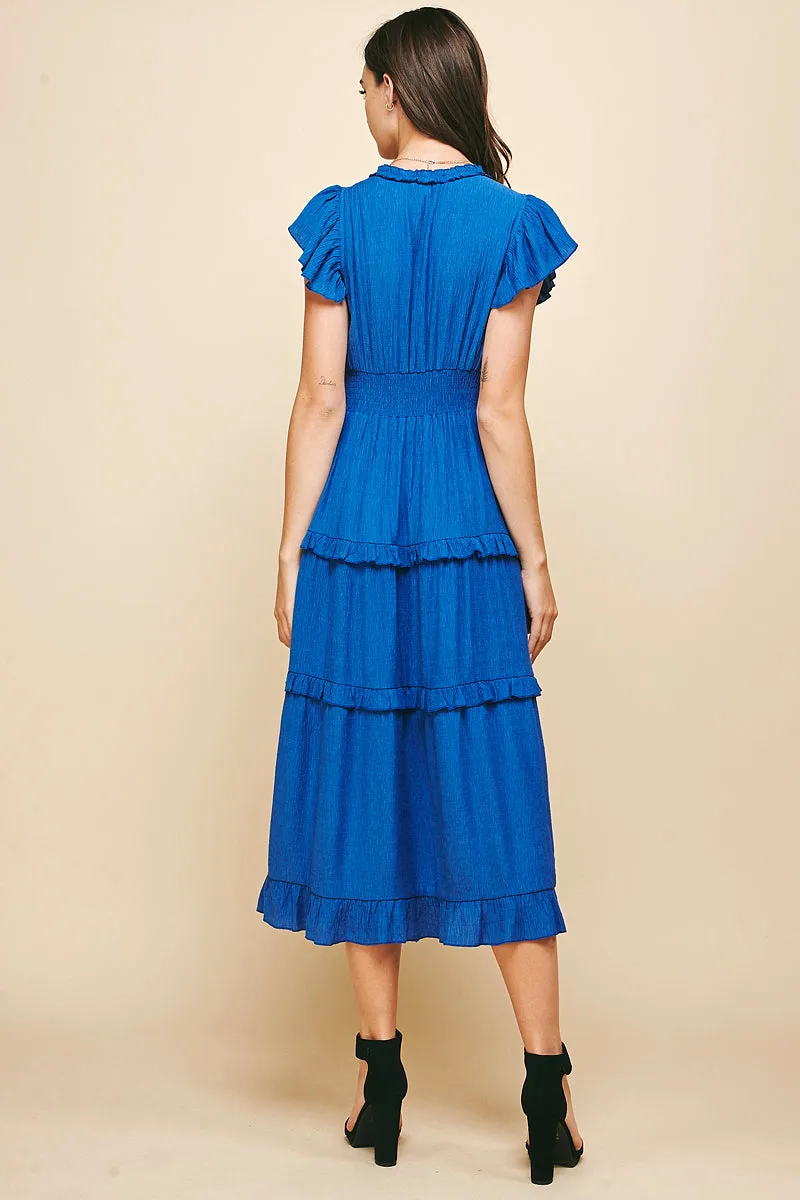 Ruffled Tea Dress