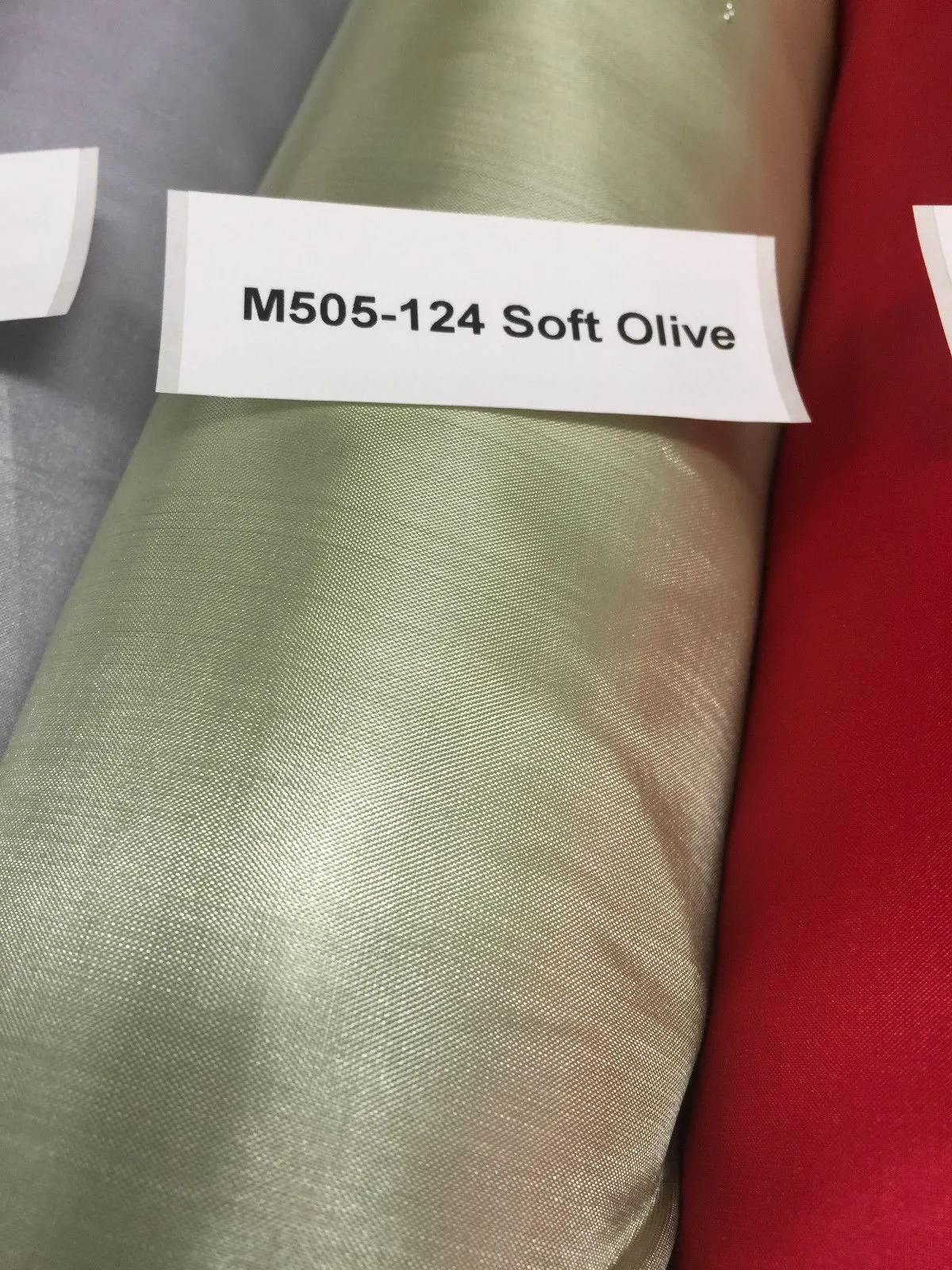 Silky Habutae Habotai 100% Polyester Lining Non-Stretch Fabric M500 Mtex