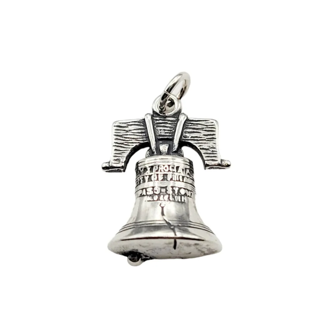 Sterling Silver Liberty Bell Charm