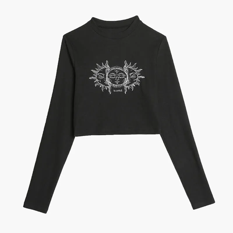 Sun Goddess Aesthetic Long Sleeve Top