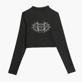 Sun Goddess Aesthetic Long Sleeve Top
